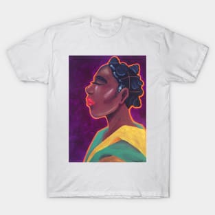 Woman With Bantu Knots T-Shirt